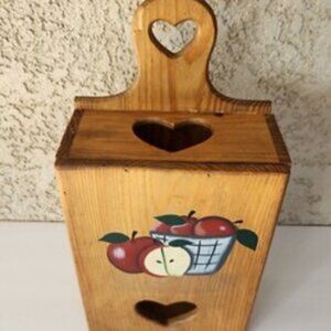 Vintage Wooden Apple Recycle Box